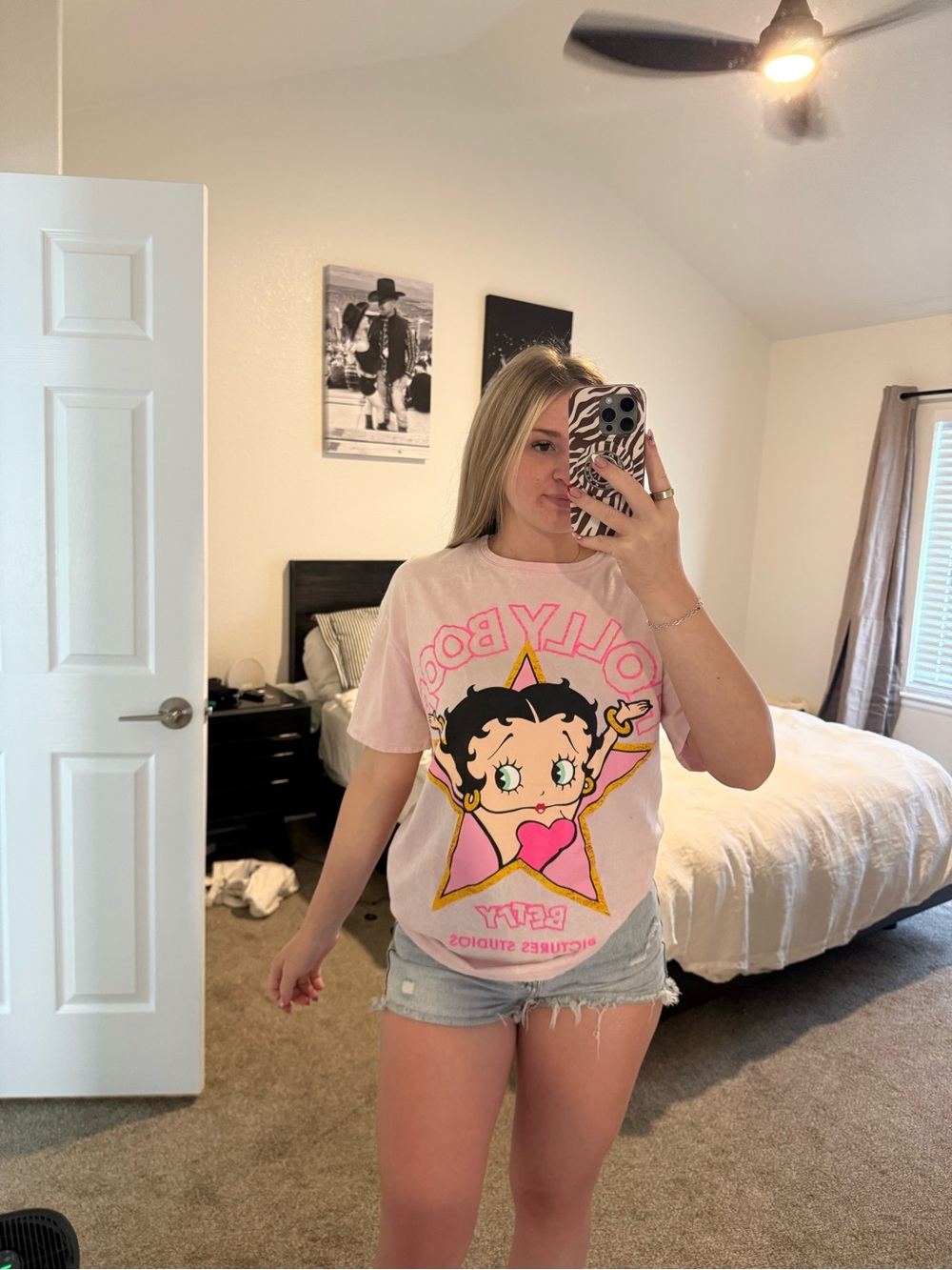 Betty Boop Pink Graphic Tee